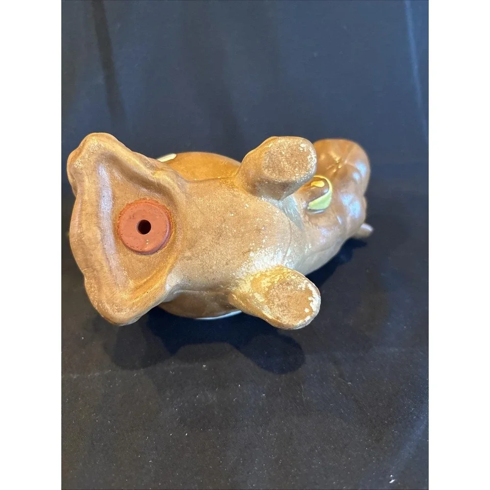 Twin Winton Brown Cow Pepper Shaker – 3 Hole Top – Vintage Ceramic Figurine